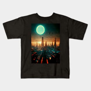 Future Neon CIty Kids T-Shirt